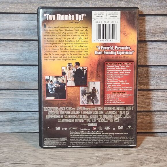 Ladder 49 dvd Joaquin Phoenix John Travolta Movie - Picture 2 of 4